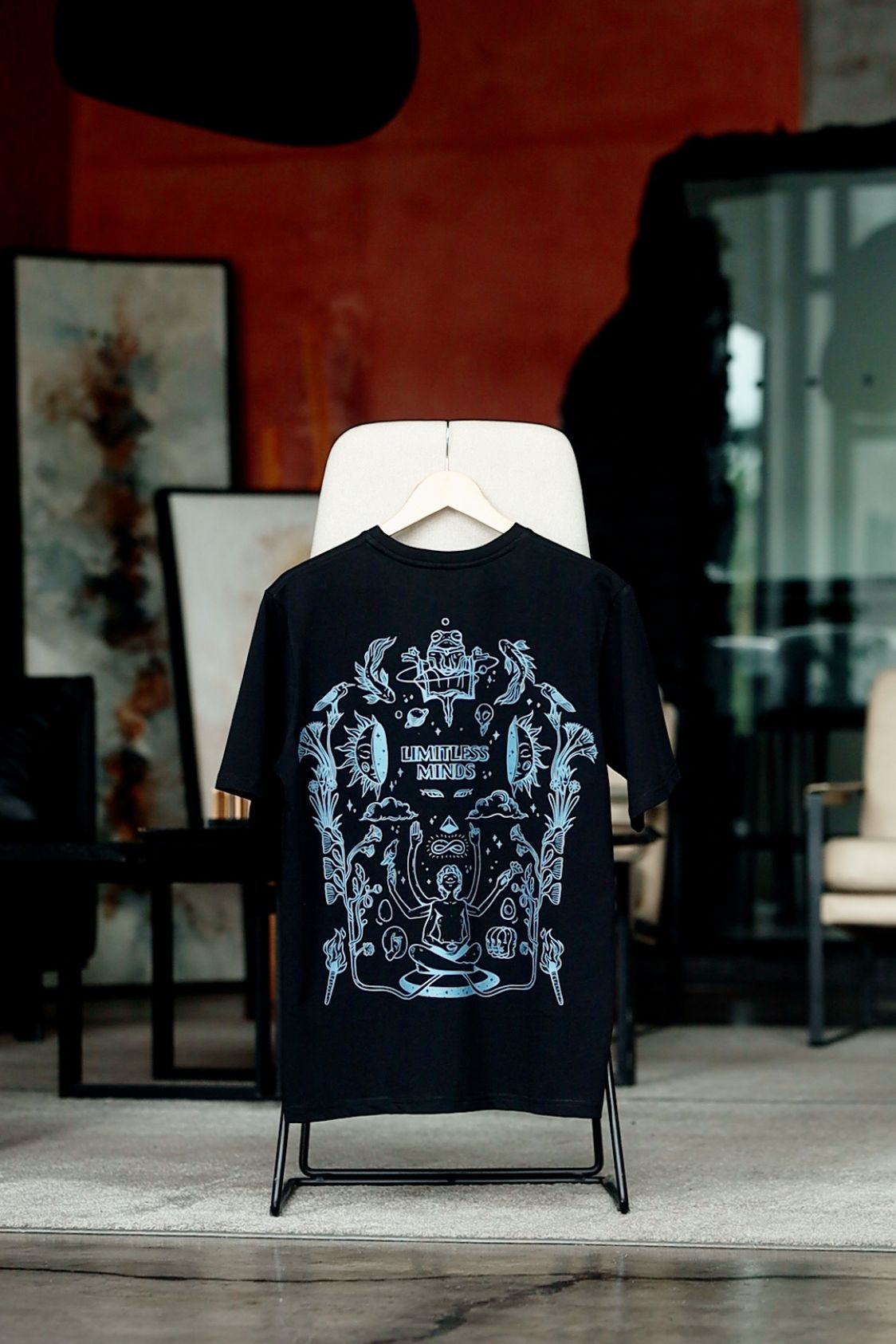 Limitless Minds | Oversized Tee - Black - Image 2